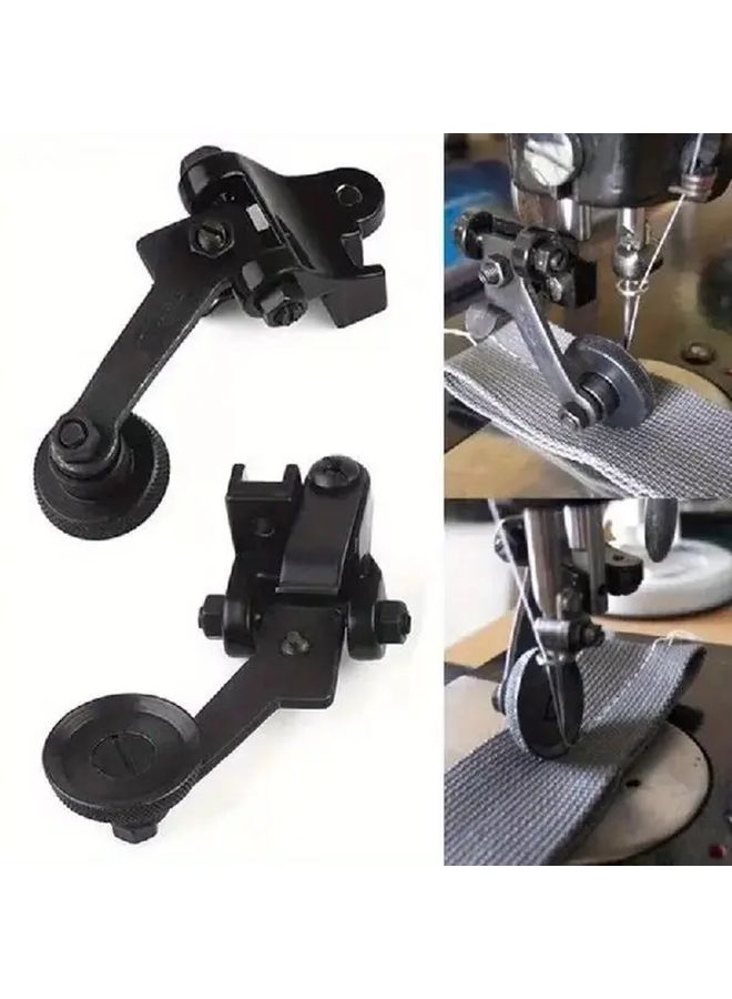 3pcs Heavy Duty Faux Leather Roller Foot Set for Sewing Machines Ergonomic Handle Easy Install Presser Foot 3 Sizes for Juki Singer Brother Industrial Sewing Machines Portable Roller Attachment - Image 5
