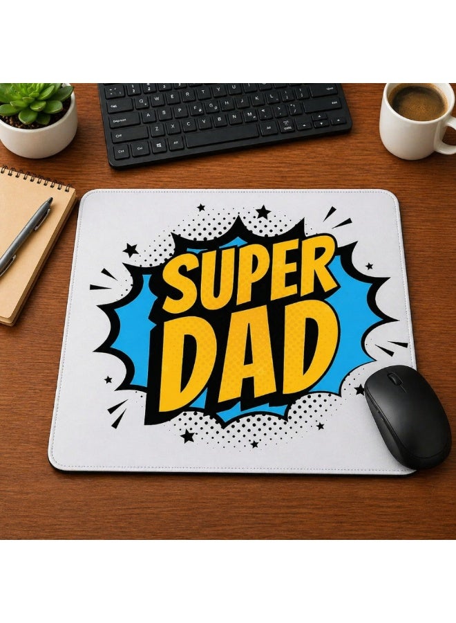 PRINTSHOP4ME Make Dad's Workday More Comfortable With Our Father's Day Mouse Pad - Non-Slip Base And Smooth Surface For Precise Mouse Control - A Thoughtful Gift - Image 3