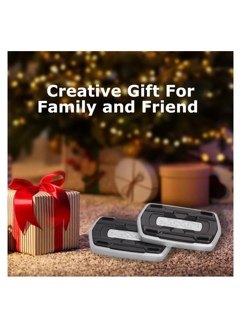 SOLARAE Fidget Slider EDC Metal Fidget Slider for Adults, ADHD, Autism, Anxiety, Magnetic Toy for Adults, Metal Fidget Slider, EDC Adult Fidget Toys, ADHD Autism Sensory Toys, Office Desk Toys - Image 4