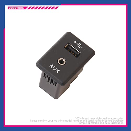 OCESTORE 28023-4BA0B Audio Auxiliary Jack 280234BA0B Compatible with 370Z Altima Rogue Sport Frontier Xterra - Image 2