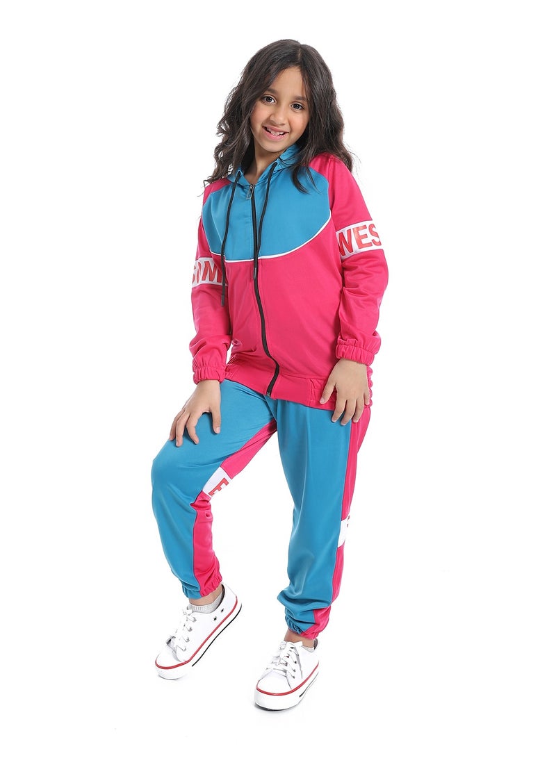 سيزار ترنج رياضي بناتي مكون من قطعتين - Image 2