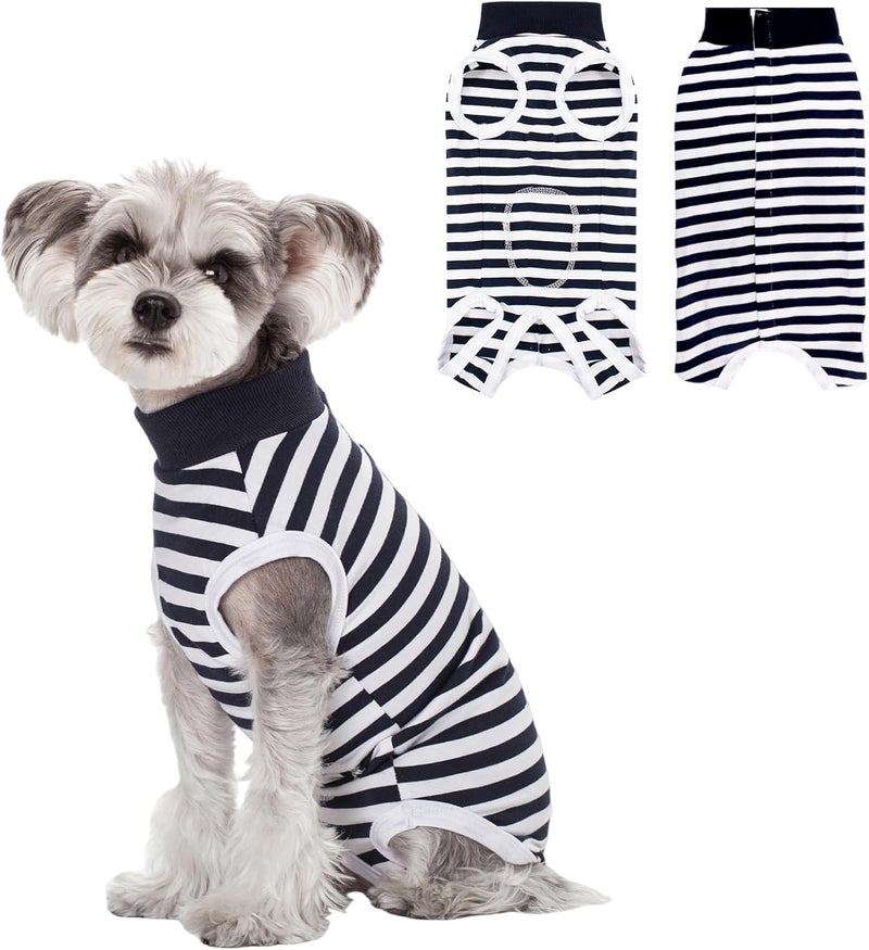Coppthinktu Dog Surgery Recovery Suit for Dogs Cat Dog Onesie, Dog Recovery Suit Female for Small Medium, Pet Surgical Neuter Post-Surgery Suit E-Collar Alternative Anti Licking Abdominal Wounds - Image 1