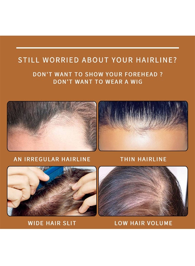 LANLSLO Hairline Shadow Powder, Hair Loss Cover Up Powder, Hair Fibers for Thinning Hair, Instantly Root Touch Up Hair Color for Gray Hair Coverage, Sweatproof Hairline Shadow Powder for Men and Women #01 - Image 5
