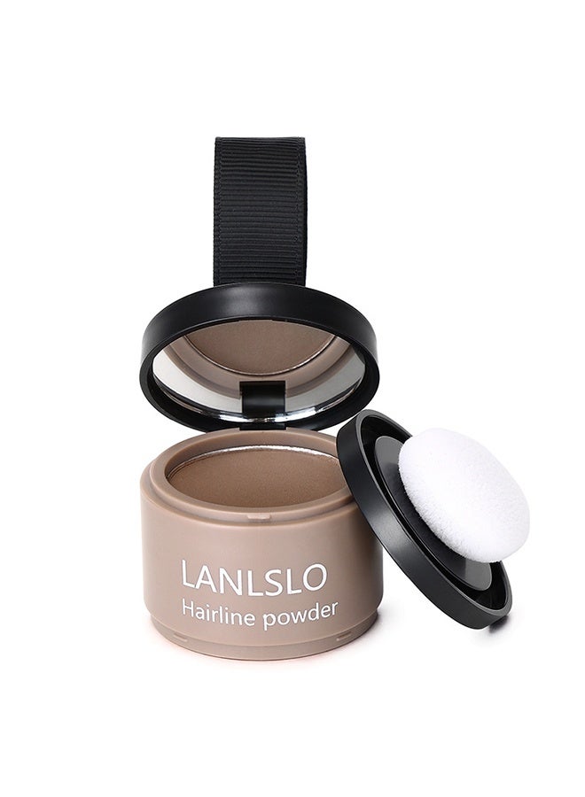 LANLSLO Hairline Shadow Powder, Hair Loss Cover Up Powder, Hair Fibers for Thinning Hair, Instantly Root Touch Up Hair Color for Gray Hair Coverage, Sweatproof Hairline Shadow Powder for Men and Women #01 - Image 4