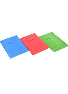 Set Of 3 Pieces Of Double Lined A5 English Notebooks, 60 Sheets, 58 Grams, 22.5*16 CM, Suitable For Any Setting, From Office To School - Multi Colour - pzsku/Z0804D7E4885303644E79Z/45/_/1723920035/04048975-da8e-487c-b807-b9178baadcc9