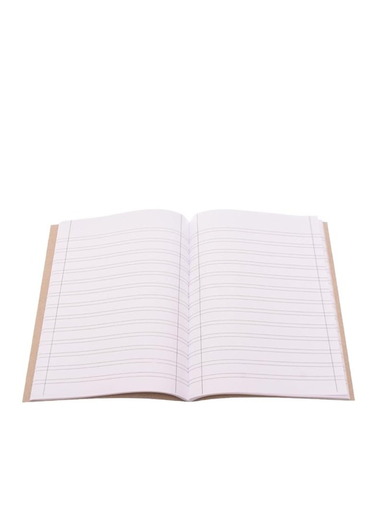 المعايرجي‎ مجموعة من 3 قطع من كشكول انجليزي مقاس A5 مسطر مزدوج، 60 ورقة، 58 غرام، 22.5 × 16 سم، مناسبة لاي اعداد، من المكتب الى المدرسة - متعددة الالوان  - Image 3