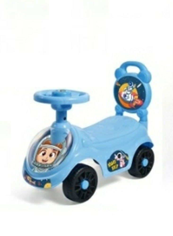 أطفال يركبون السيارة الزرقاء - Image 2