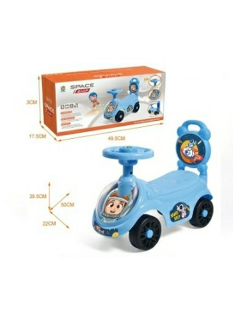 أطفال يركبون السيارة الزرقاء - Image 1
