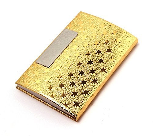 Lavanaya Silver Card Holder with Pen, Office Set Corporate Gift Set Personalized Pen, Card Holder with Pen Gift Set for Husband, 60 Gram, Pack of 1 (Golden) - Image 2