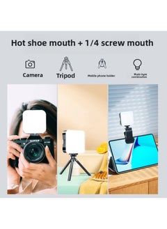 General Portable Outdoor Live Square Soft Light Cool And Warm Photography Light USB Charging RGB Pocket Light-Light Source Color:【rgb】fill Light  - Image 4