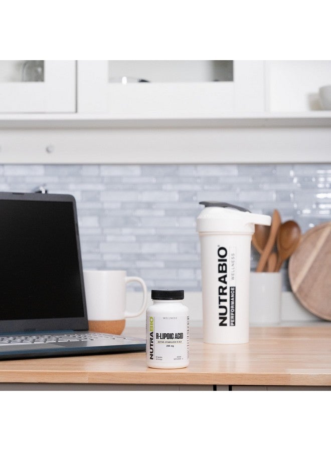 NutraBio مكمل حمض R-ليبوئيك من نوترا بايو، 200 ملغ - مكمل R-ALA النشط المستقر - صيغة حمض ألفا ليبويك المحسّنة لامتصاص أفضل لدعم الصحة والعافية - 60 كبسولة - Image 5