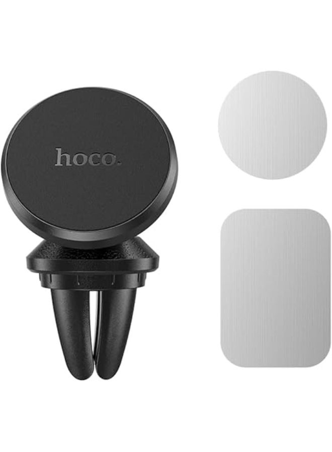 Hoco CA81 Ligue Air Vent Magnetic Car Holder – 360° Rotation, Fits 4.5–7 Inch Smartphones, Compatible with iPhone, Samsung, Xiaomi, Oppo & Huawei – Black - Image 3