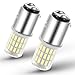 Ziomitus 2357 1157 2057 7528 P215W Brake Light Bulb for Daytime Running DRL and BackUpReverse Lights12V24V BAY15D 6000K Bright White LED Bulbs Replacement for RV Car Camper Trailer Tail Brake Stop2Pack - Image 2