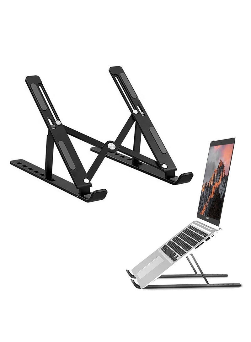 Generic Aluminum Foldable Laptop Stand Adjustable Computer Holder  - Image 1
