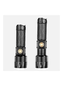 Y&D Type-C Charge Telescopic Zoom Multi-Function Flashlight Black 16x4.8x3.8cm  - Image 5