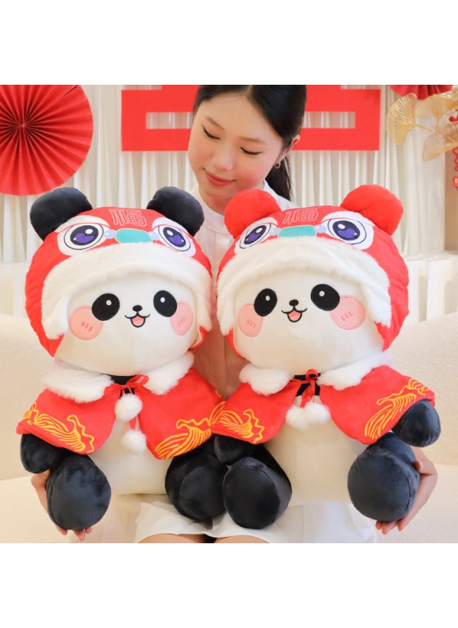 Plush Wedding Press Doll A Pair Of Cloth Toys Couple Doll Pillow Creative Wedding Gift Wedding Room Wedding Doll-Specifications:30cm-Color:Black Treasure Pair  - Image 3