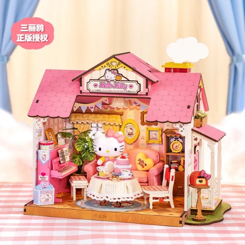 رولايف مجموعة مكعبات بناء Rolife New Series Happy Party House Building Blocks Assembled Model Toy Desktop Ornament Gift, DWL06 9490659 - Image 3