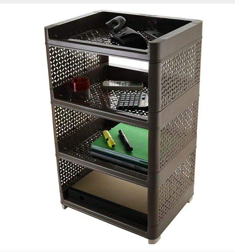 DIGIDEAL Layer Book Storage Display Rack Shelf Cabinet Unit Organizer for Living Room Bed Room Study Room