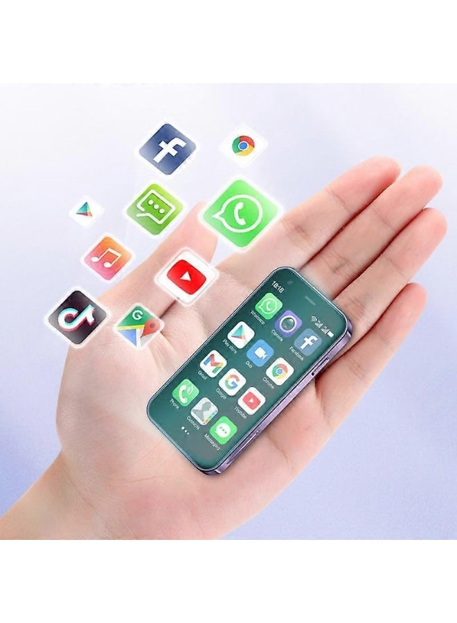سويس هاتف SOYES XS15 Mini الذكي، يدعم شبكة الجيل الثالث، مفتوح الشبكة، شاشة لمس 3.0 بوصة، بطارية 1000 مللي أمبير، هاتف محمول 8.1 بوصة فائق الدقة، ذاكرة 2 جيجابايت + 16 جيجابايت (لون رمادي تيتانيوم) - Image 3