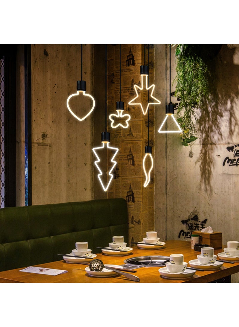 The New E27 Threaded LED Bulb With Variety of Retro Creative Style Can Be Freely Matched to Decorate Your House