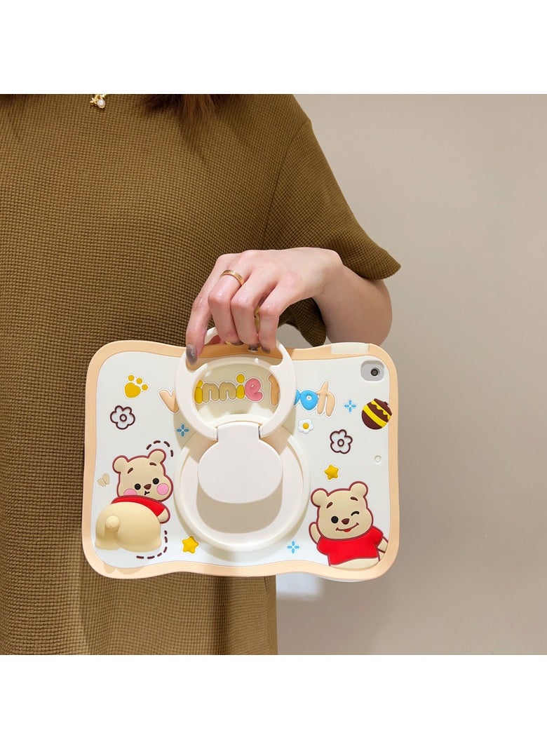General Cute Cartoon Silicone Case for iPad 9th Generation/8th Generation/7th Generation (10.2 inch, 2021/2020/2019) with Stand , Soft Eco-friendly Case  - Image 2