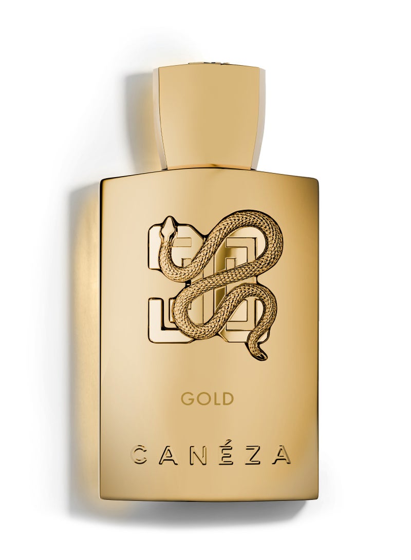 Canéza Gold Intense Eau de Parfum - Bright Citrus & White Florals with a Warm Leather-Vanilla Base | Deep, Long-Lasting Scent | 100ML - Image 1