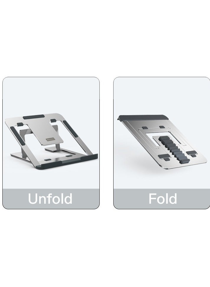 Yesido - Yesido Portable LP02 Adjustable Portable Flexible Foldable Aluminum Computer Stand - Image 1