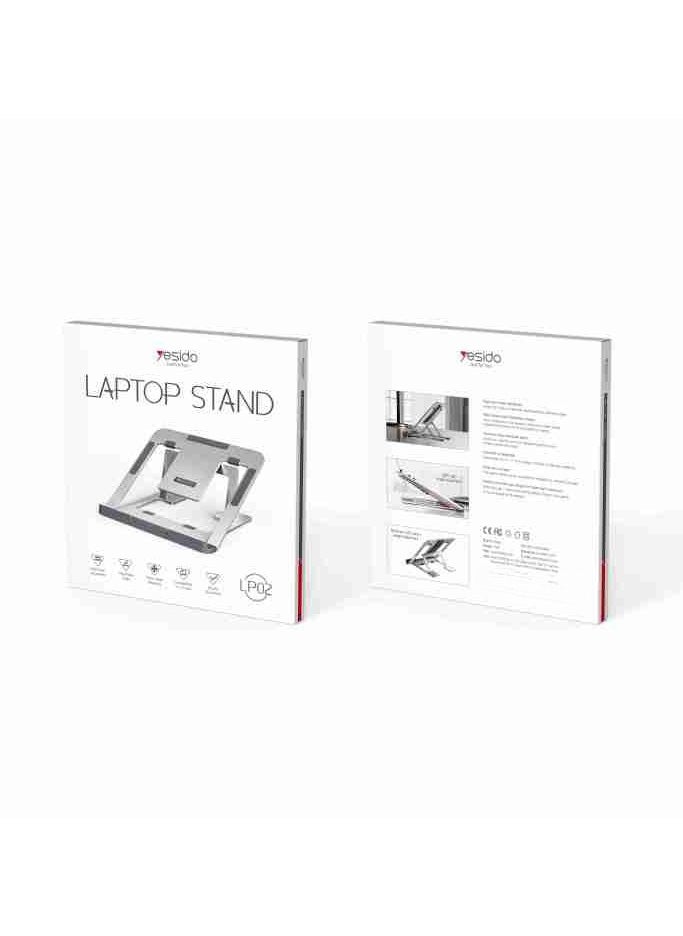 Yesido - Yesido Portable LP02 Adjustable Portable Flexible Foldable Aluminum Computer Stand - Image 1