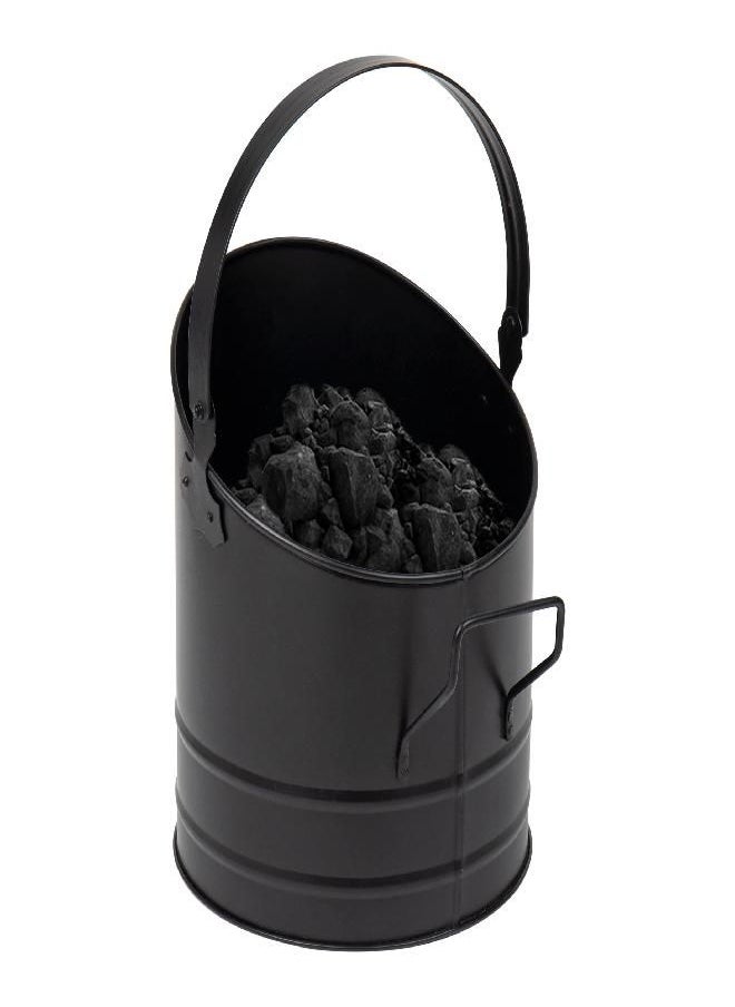 Mind Reader Mind Reader ASHBUCK-BLK Large Fire Place Ash Bucket, Pellet Bucket, Black  - Image 1