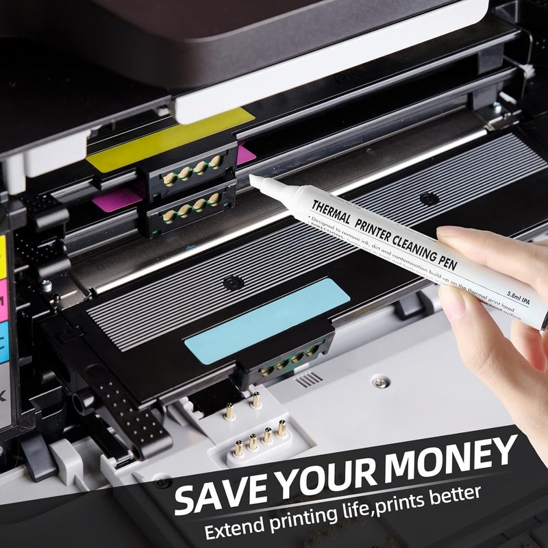 VeeDee Professional Thermal Printer Cleaning Pen -Extends Printhead Life - Image 2