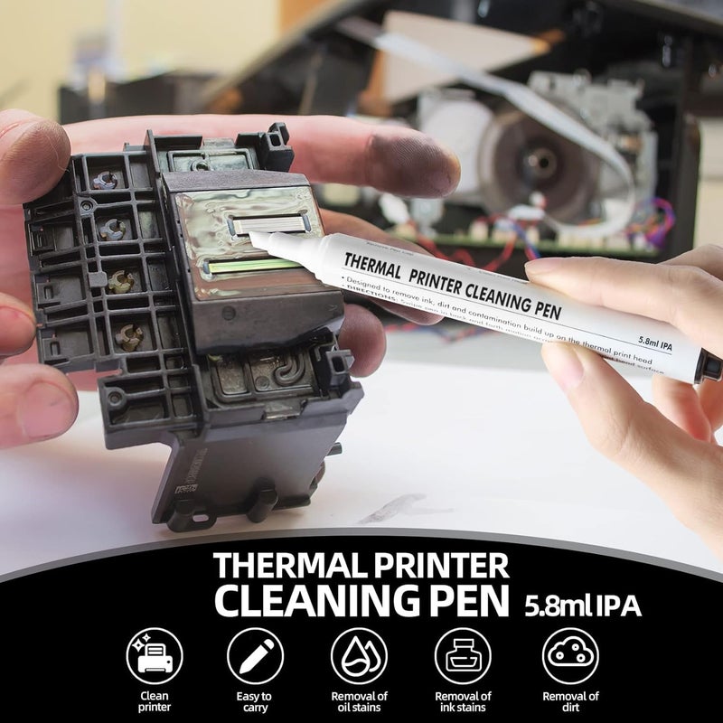 VeeDee Professional Thermal Printer Cleaning Pen -Extends Printhead Life - Image 5