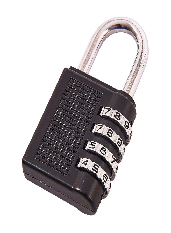 Royals Anti-Theft Metal Lock for Travel Bag, Luggage, Door, Tool Box, Hiking Campaign Backpack Padlock (4-Digit) - Image 2