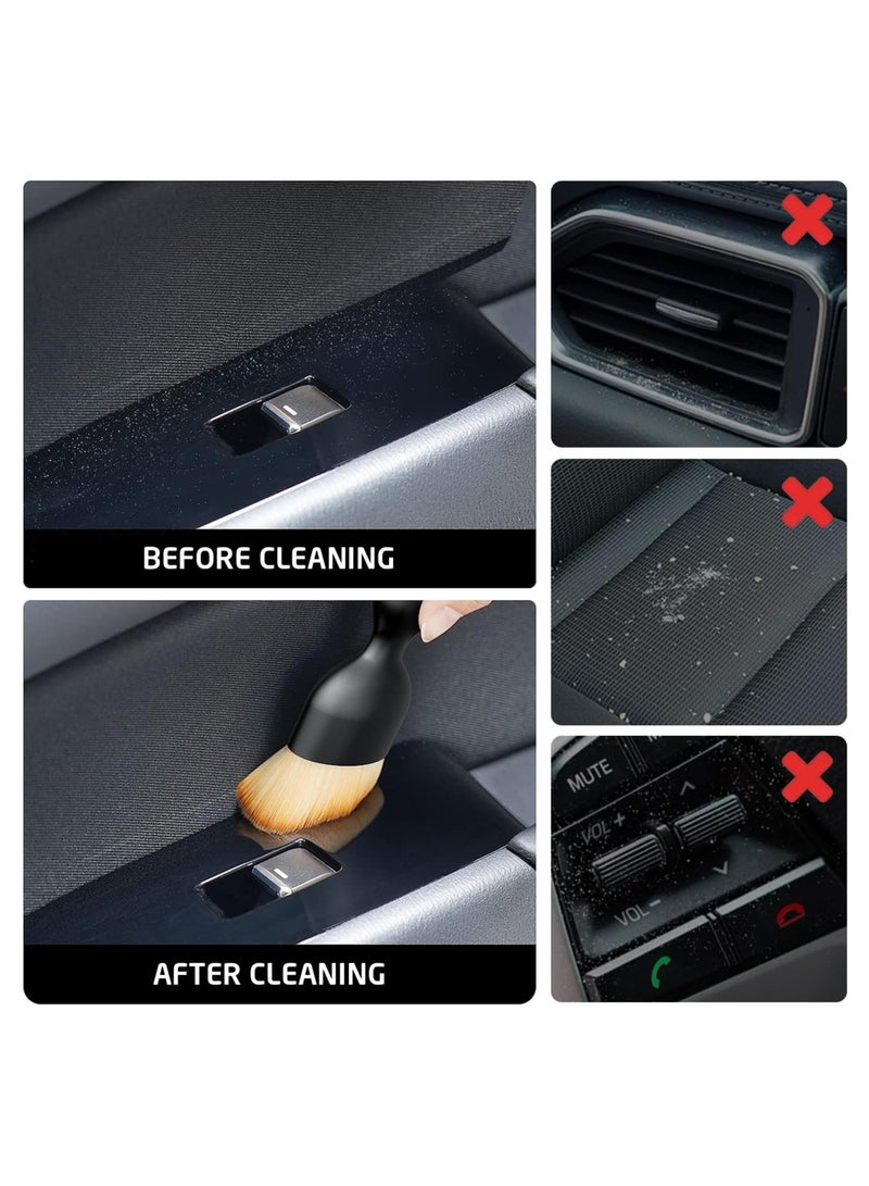 UNIVERSAL 3 Pieces Of Car Interior Cleaning Soft Brushes, Multi-function Soft-bristled Cleaning Brushes, Automatic Interior Cleaning Soft-bristled Brushes, Dust Removal And Ash Removal Soft-bristled Brushes - Image 5