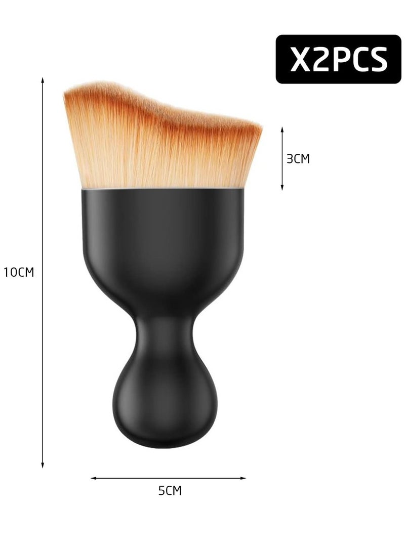 UNIVERSAL 3 Pieces Of Car Interior Cleaning Soft Brushes, Multi-function Soft-bristled Cleaning Brushes, Automatic Interior Cleaning Soft-bristled Brushes, Dust Removal And Ash Removal Soft-bristled Brushes - Image 2