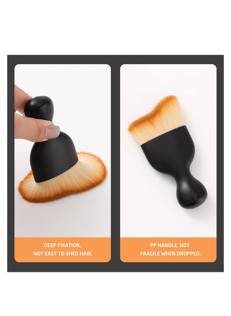 UNIVERSAL 3 Pieces Of Car Interior Cleaning Soft Brushes, Multi-function Soft-bristled Cleaning Brushes, Automatic Interior Cleaning Soft-bristled Brushes, Dust Removal And Ash Removal Soft-bristled Brushes - Image 3