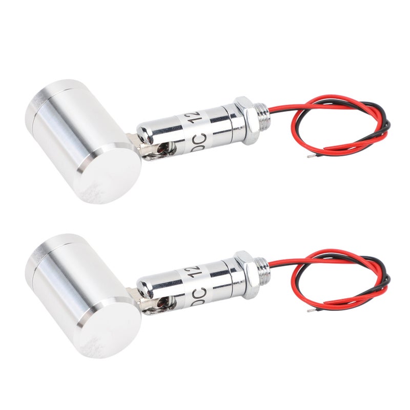 2 Pcs Mini LED Spotlight DC12V 1W 30° Angle Indoor Accent Up Lights Jewellery Showcase Spot Light for KTV Cabinet Bookshelf Hallway White Light - Image 2