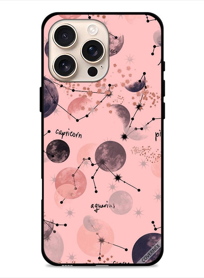 Covernex Apple iPhone 16 Pro Protective Case Cover Zodiac Signs Pastel Art - Image 1