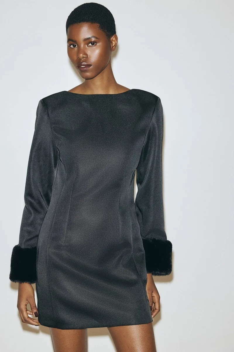 اتش اند ام فستان بظهر مفتوح