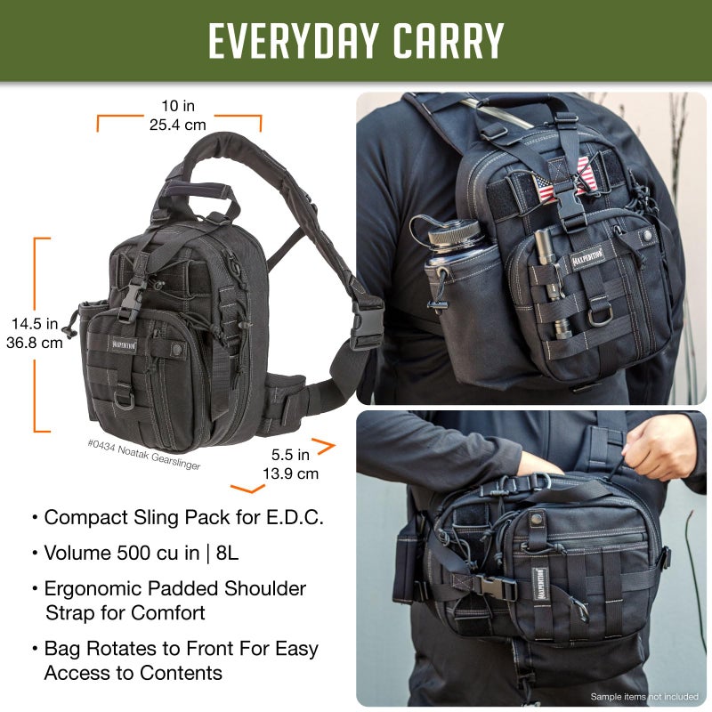 Maxpedition Noatak Gearslinger (Black) - Image 2