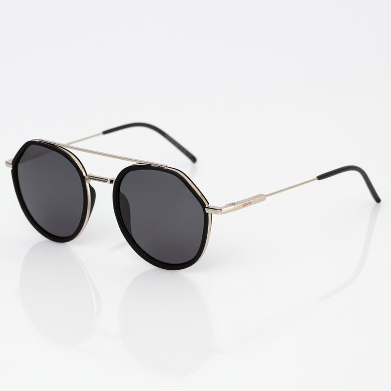 VEGAS Full Rim Hexagon Unisex Grey  Sunglasses V2073 S C4 - Image 1