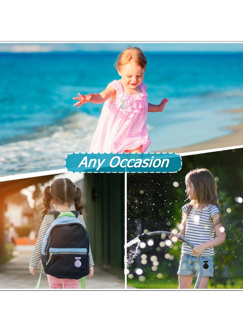 Zikra Waterproof Kids AirTag Holder Case, Durable Silicone Anti-Lost Tracker with Pin Brooch, Ideal for Toddlers and Seniors, Compatible with AirTag, Wear-Resistant Protective Case. - Image 4