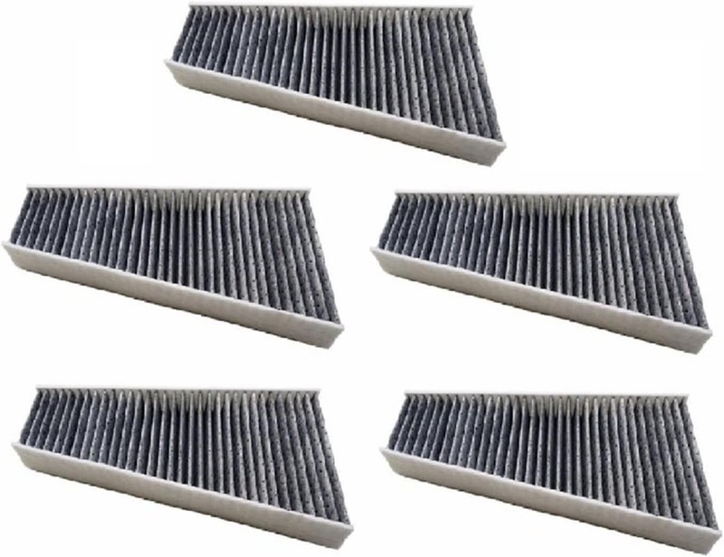 MKVAXR 5pcs Cabin Air Filter for A4 B8 Q5 A5 S5