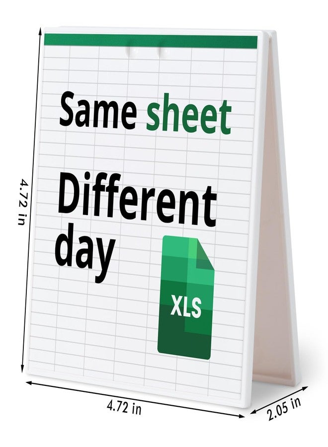 EXUBERIUM Funny Office Desk Sign Coworker Gift for Women Men, Same Sheet Different Day Definition Office Decor for Desk Table Shelf White Elephant Gift - Image 2