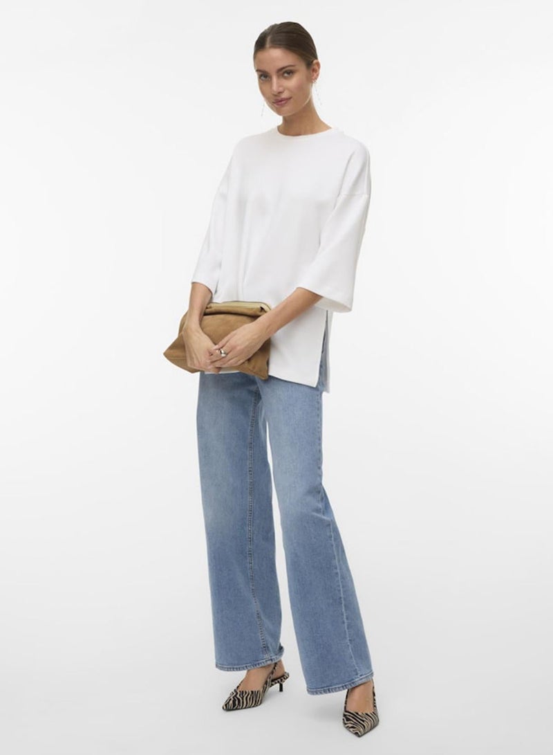 VERO MODA VMMILLE SS OVERSIZE TEE JRS EXP - Image 2