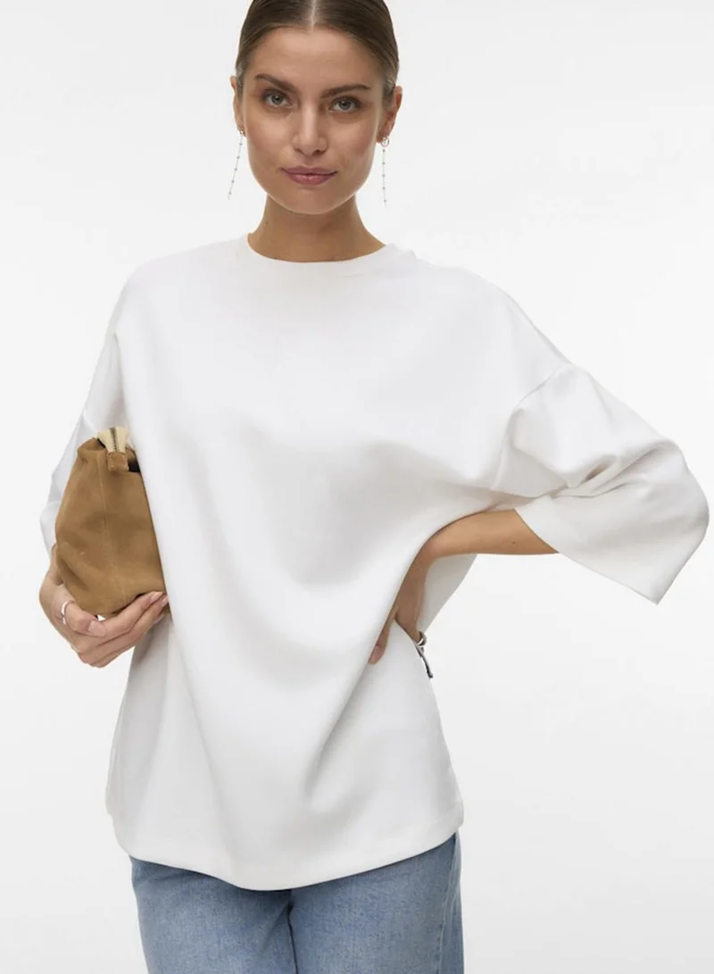 VERO MODA Vmmille Ss Oversize Tee Jrs Exp