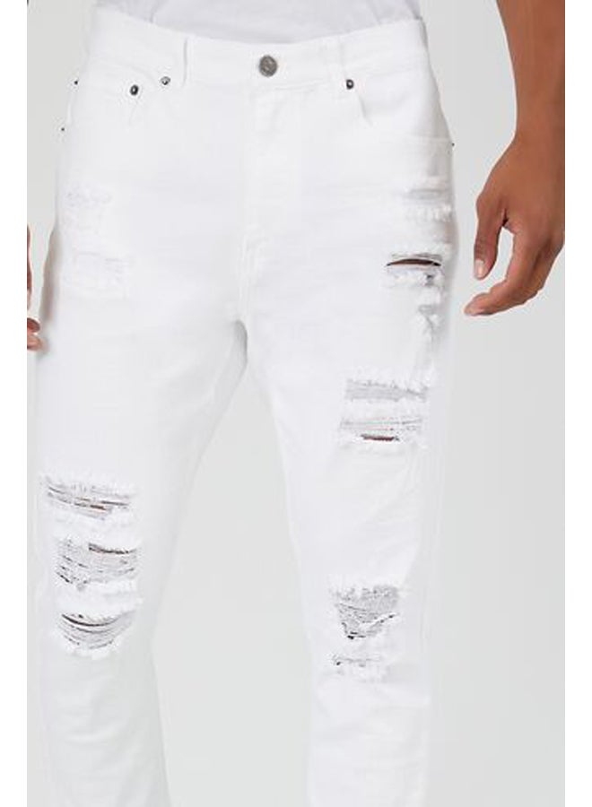 FOREVER 21 Distressed Skinny Jeans  - Image 5