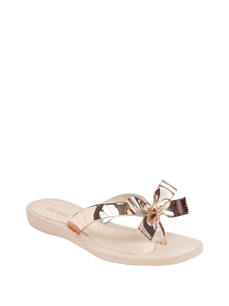 GUESS صندل غيس للنساء TUTU، وردي ذهبي 716، 10 - Image 1