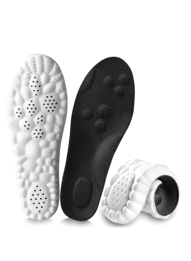 Medical Silicone Insole Relieves Pressure on Feet with Massage Pads and Breathable Pores Suitable for Men and Women (41-46)