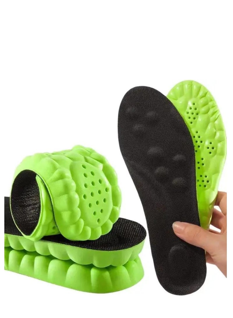 Medical Silicone Insole Relieves Pressure on Feet with Massage Pads and Breathable Pores Suitable for Men and Women (41-46) - Image 1