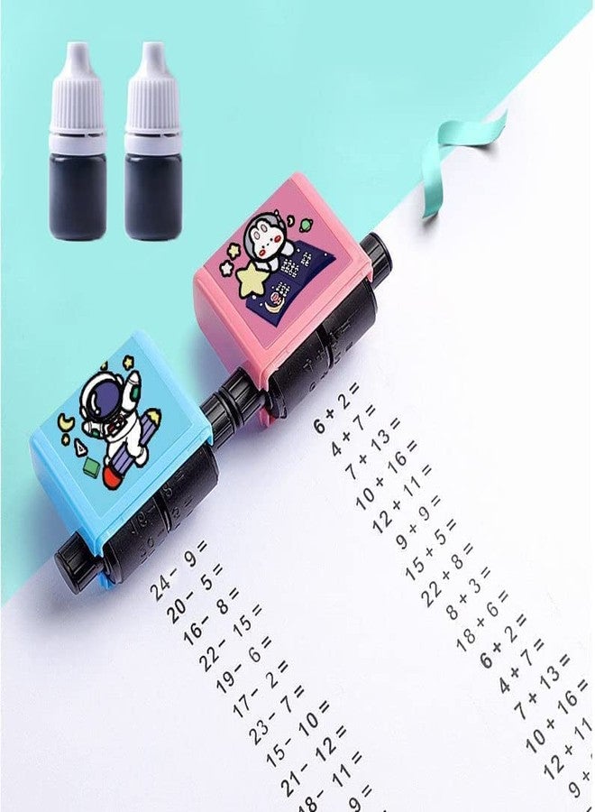 AG E-Com Roller Addition and Subtraction Math Teaching Seal, Math Addition and Subtraction Practice Homework Within 100, Children's Student Math Addition and Subtraction Practice Toys (Multicolor Pack Of 1) - Image 2